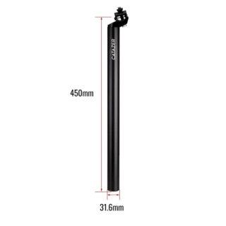 CATAZER 31.6mm x 450mm aluminum alloy bike seatpost lightweight for MTB road bike