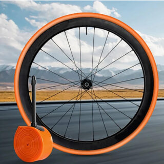 CATAZER 45mm 65mm 85mm TPU Tube Installed On Road Bike With Shallow Rims CATAZER 45mm 65mm 85mm TPU tube installed on road bike with shallow rims