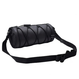 CATAZER 5L black versatile bicycle bag cylindrical waterproof large capacity for MTB road