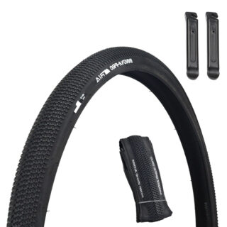 CATAZER 700x32C TPU folding tire puncture resistant for road bike black
