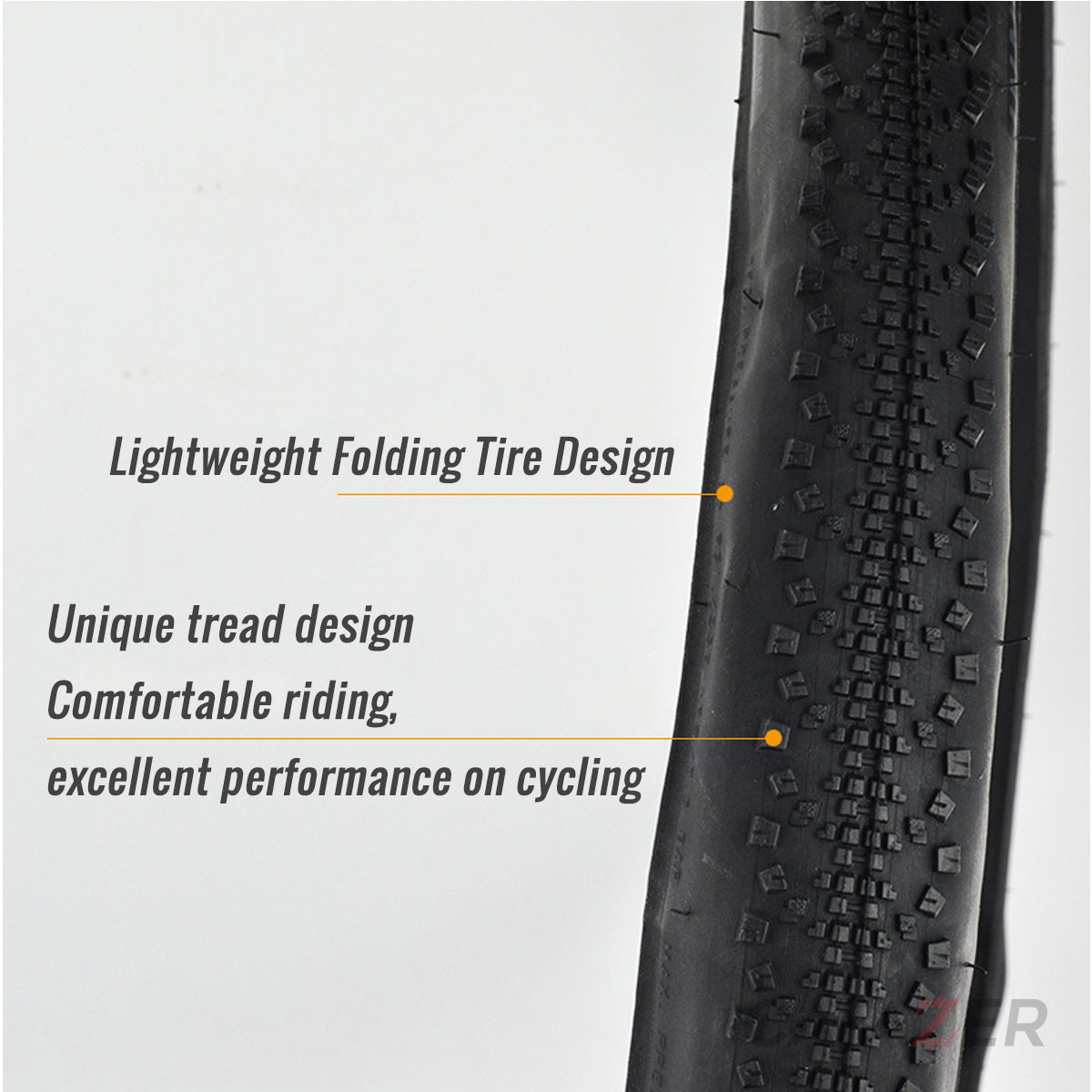 CATAZER 700x32C tire installed on gravel bike – perfect for mixed terrain cycling adventures