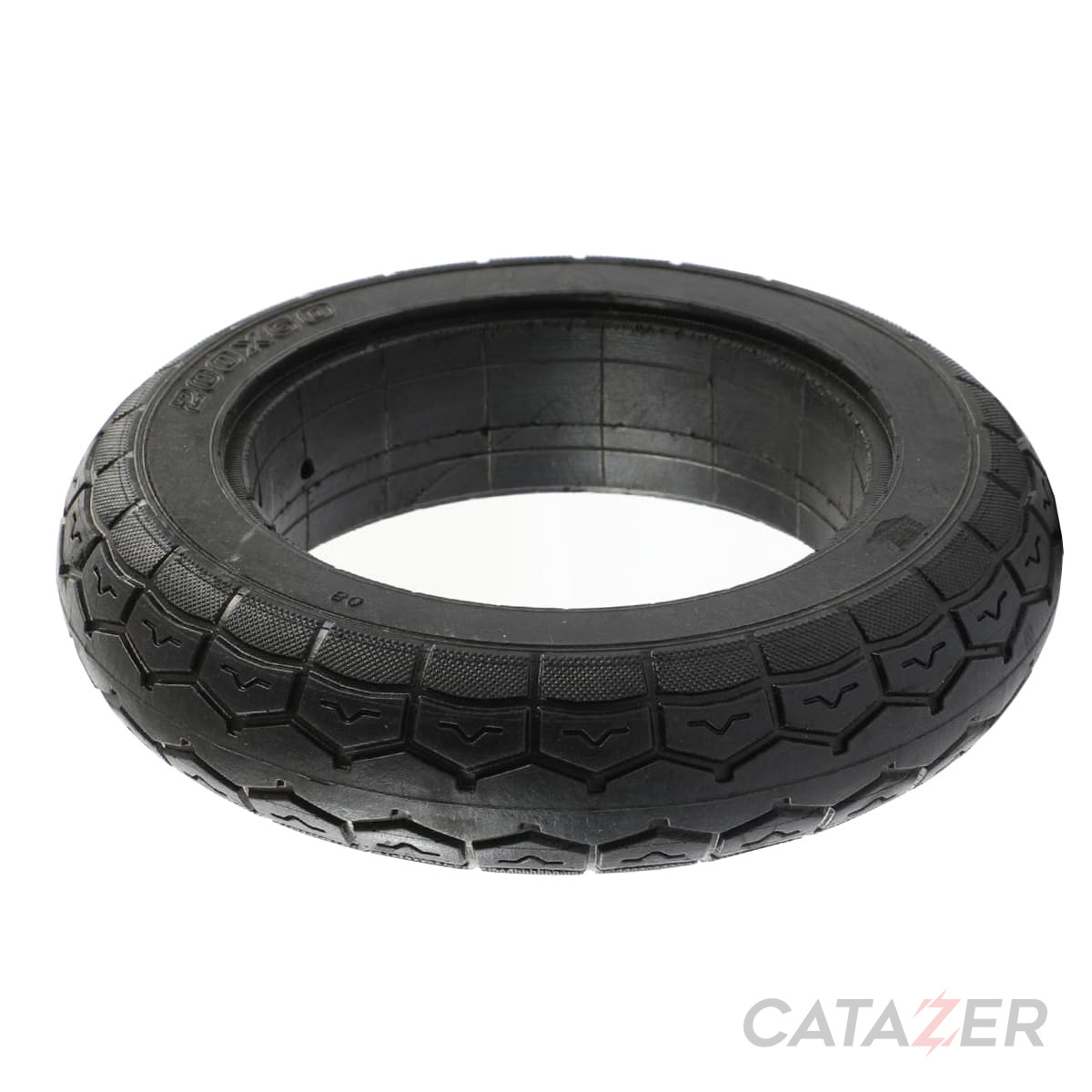 CATAZER 8 inch solid tire installed on electric scooter – maintenance free and comfortable