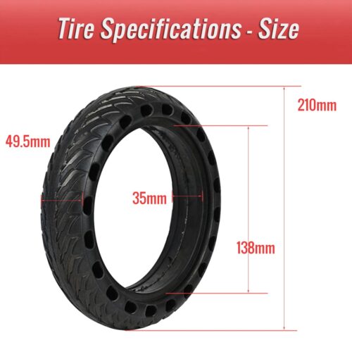 CATAZER 8.5x2 electric scooter honeycomb tire size