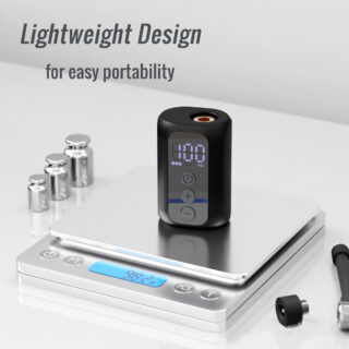 CATAZER 98g lightweight pump in saddle bag – portable inflation for cyclist