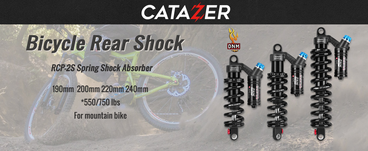 CATAZER RCP2S installed on downhill mountain bike