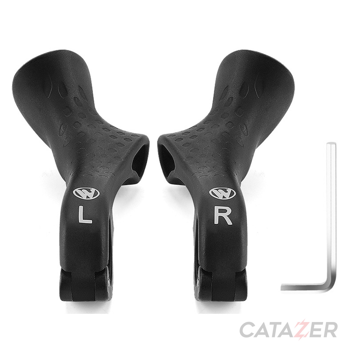 CATAZER Adjustable Bike Bar Ends Right Left Use Easy CATAZER adjustable bike bar ends right left use easy
