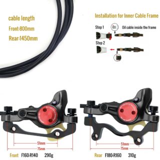 CATAZER aluminum alloy bike disc brake caliper size