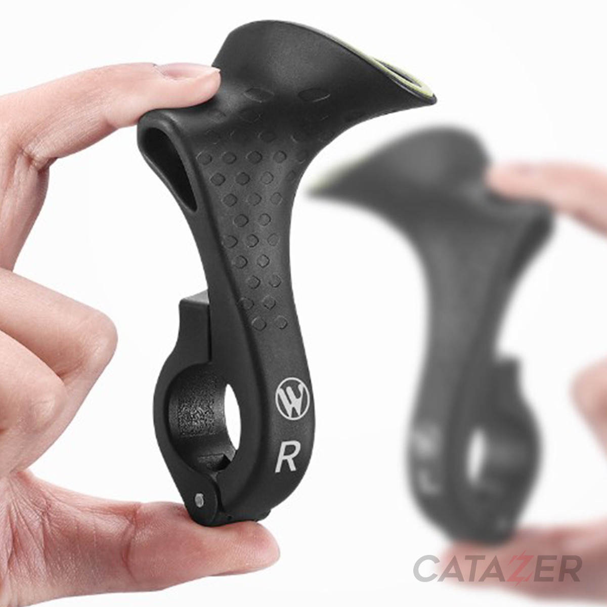 CATAZER Bar Ends Packaging – Includes One Pair With Easy Carry CATAZER bar ends packaging – includes one pair with easy carry