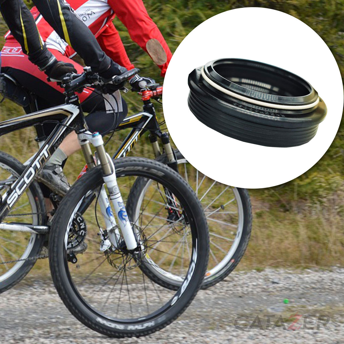 CATAZER bicycle abrasion resistant seal for cycling