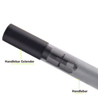 CATAZER Bicycle Handlebar Extender Folded Position CATAZER bicycle handlebar extender folded position