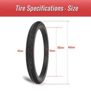 CATAZER bicycle solid tire 20x1.75 size
