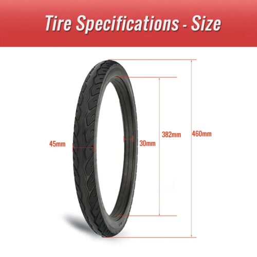 CATAZER bicycle solid tire 20x1.75 size