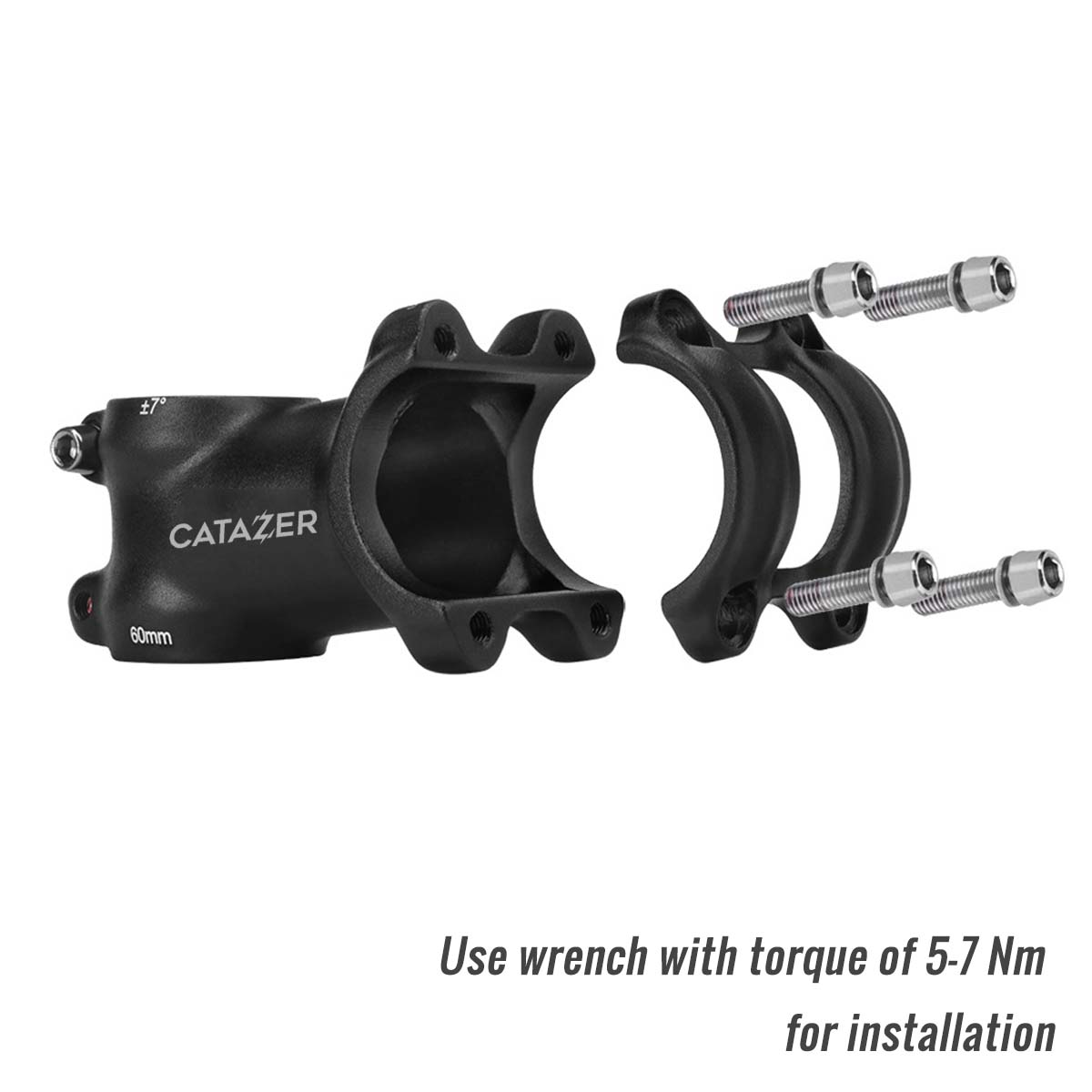 CATAZER bicycle stem riser aluminum alloy