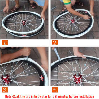 CATAZER bicycle tire easy installation