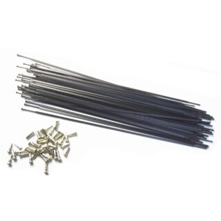 CATAZER bike aero spokes PSR Pillar 1432 aero flat 260mm with nipples for wheel building