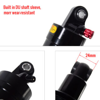 CATAZER Bike Rear Shock Installed On Mountain Bike Frame CATAZER bike rear shock installed on mountain bike frame