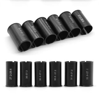 CATAZER bike seatpost adapter size comparison – multiple conversion options available