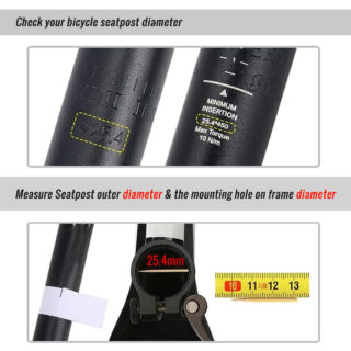 CATAZER bike seatpost with size marking – easy to identify