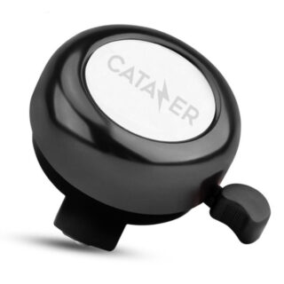 CATAZER Black Classic Bike Bell Aluminum Alloy Fits 21 23mm Handlebar For Adult Kids Bike CATAZER black classic bike bell aluminum alloy fits 21 23mm handlebar for adult kids bike