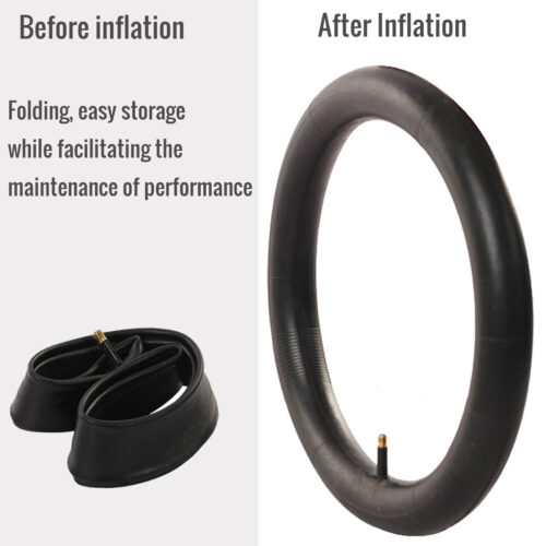 CATAZER butyl rubber tube installed on bicycle durable and puncture resistant