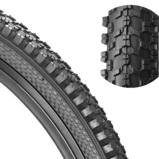 CATAZER Folding Tire Showing Carefully Designed Anti Slip Tread Pattern CATAZER folding tire showing carefully designed anti slip tread pattern