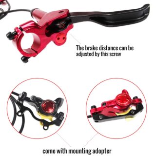 CATAZER hydraulic disc brake kit complete with adapters and mounting screws