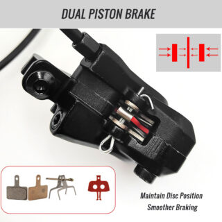 CATAZER hydraulic disc brake kit components including calipers levers hoses rotors