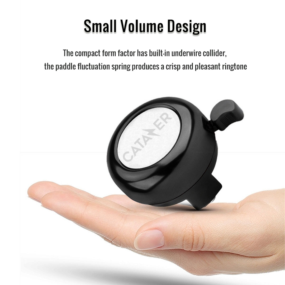 CATAZER Lightweight 33g Bell On Road Bike – Minimalist Classic Design CATAZER lightweight 33g bell on road bike – minimalist classic design