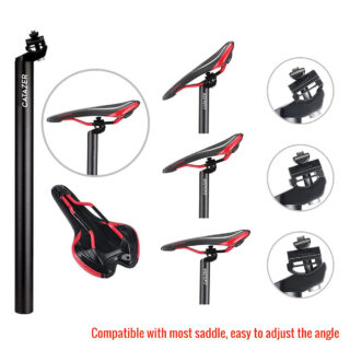 CATAZER lightweight bike seatpost infinite angle adjustment mechanism