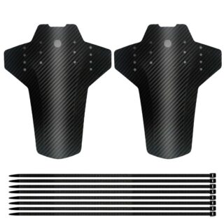 CATAZER mountain bike fender carbon fiber pattern front and rear set lightweight 2pcs