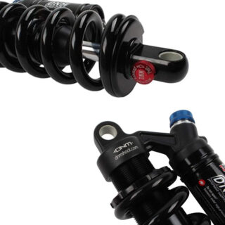 CATAZER rebound, compression, preload and air valve – 4 way adjustability on RCP2S shock