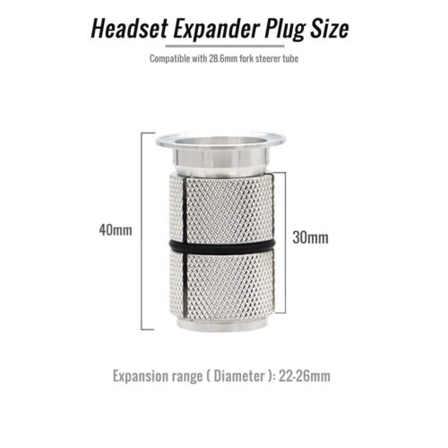 CATAZER size expander plug packaging – includes one piece for bike headset maintenance