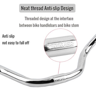 CATAZER universal handlebar 25.4mm center clamp and 22.2mm bar end