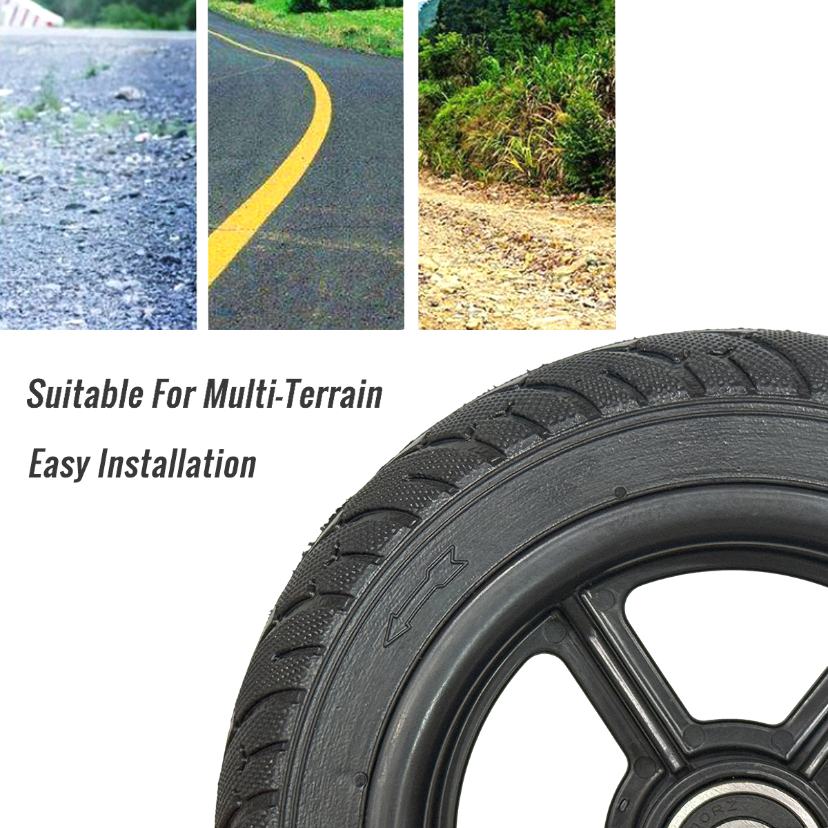 CATZER bicycle solid tire 8 inch