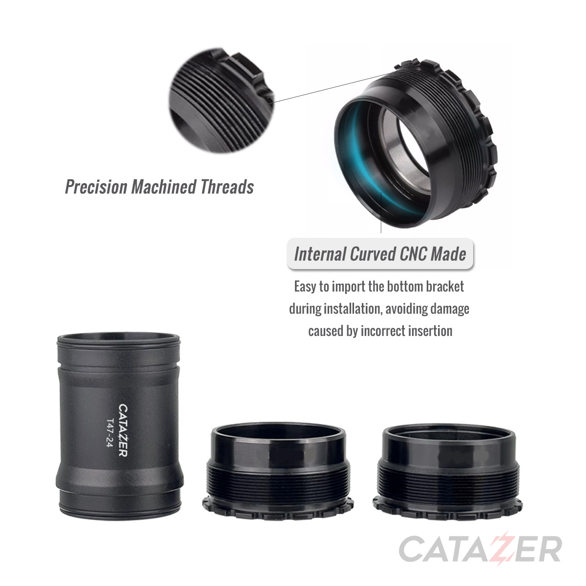 T47 Bottom Bracket For Road Bike