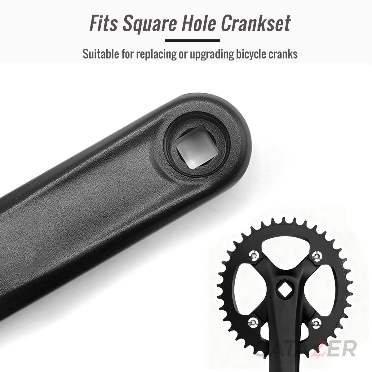 road bike left crank arm
