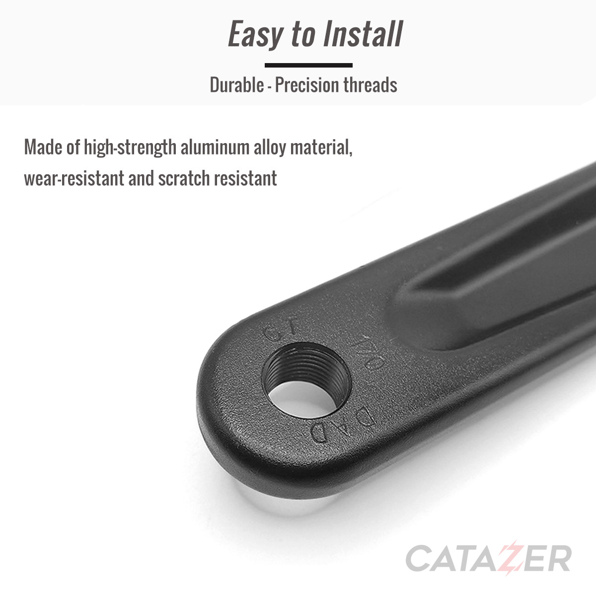 folding bike crank arm