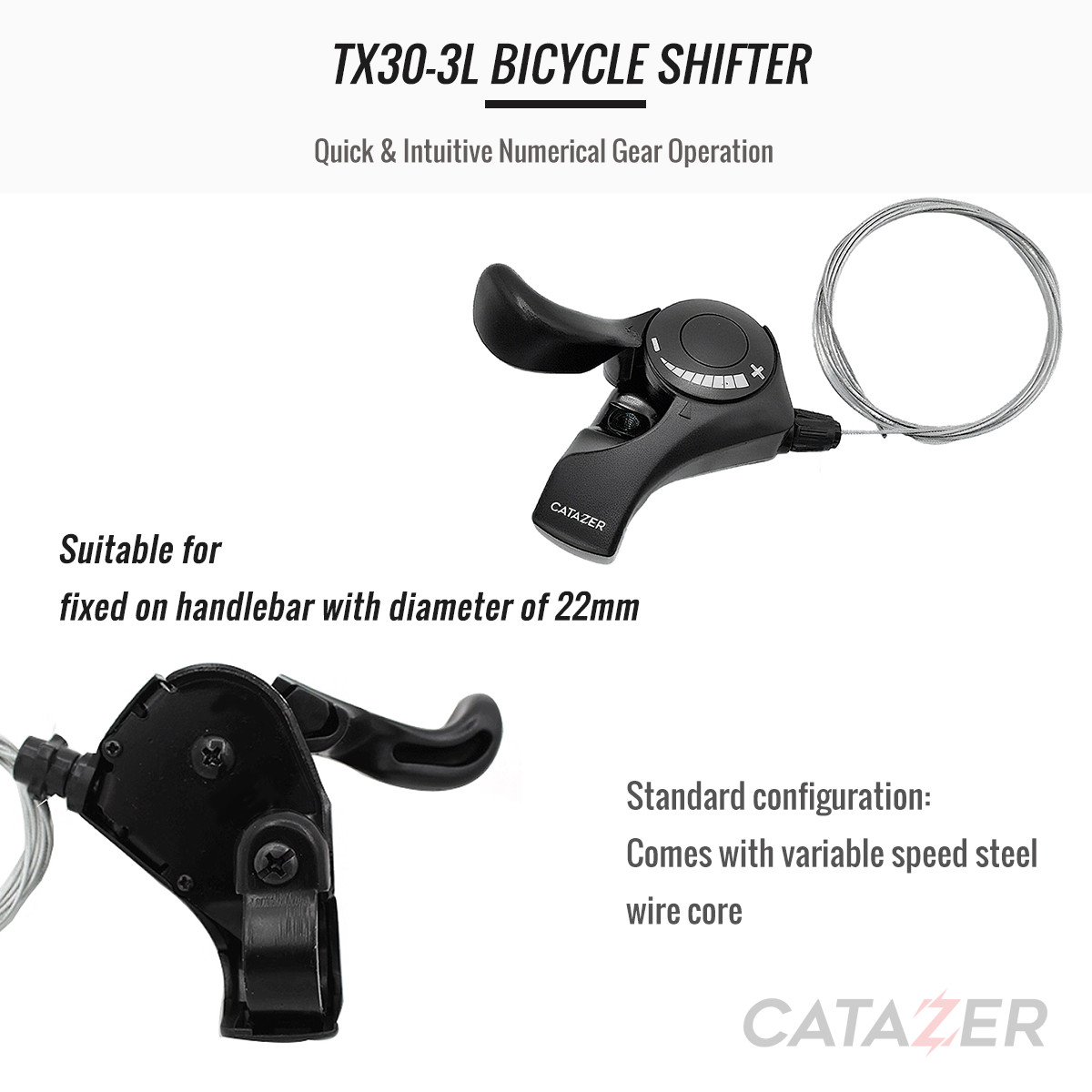 CATAZER 7 Speed Bike Shifter