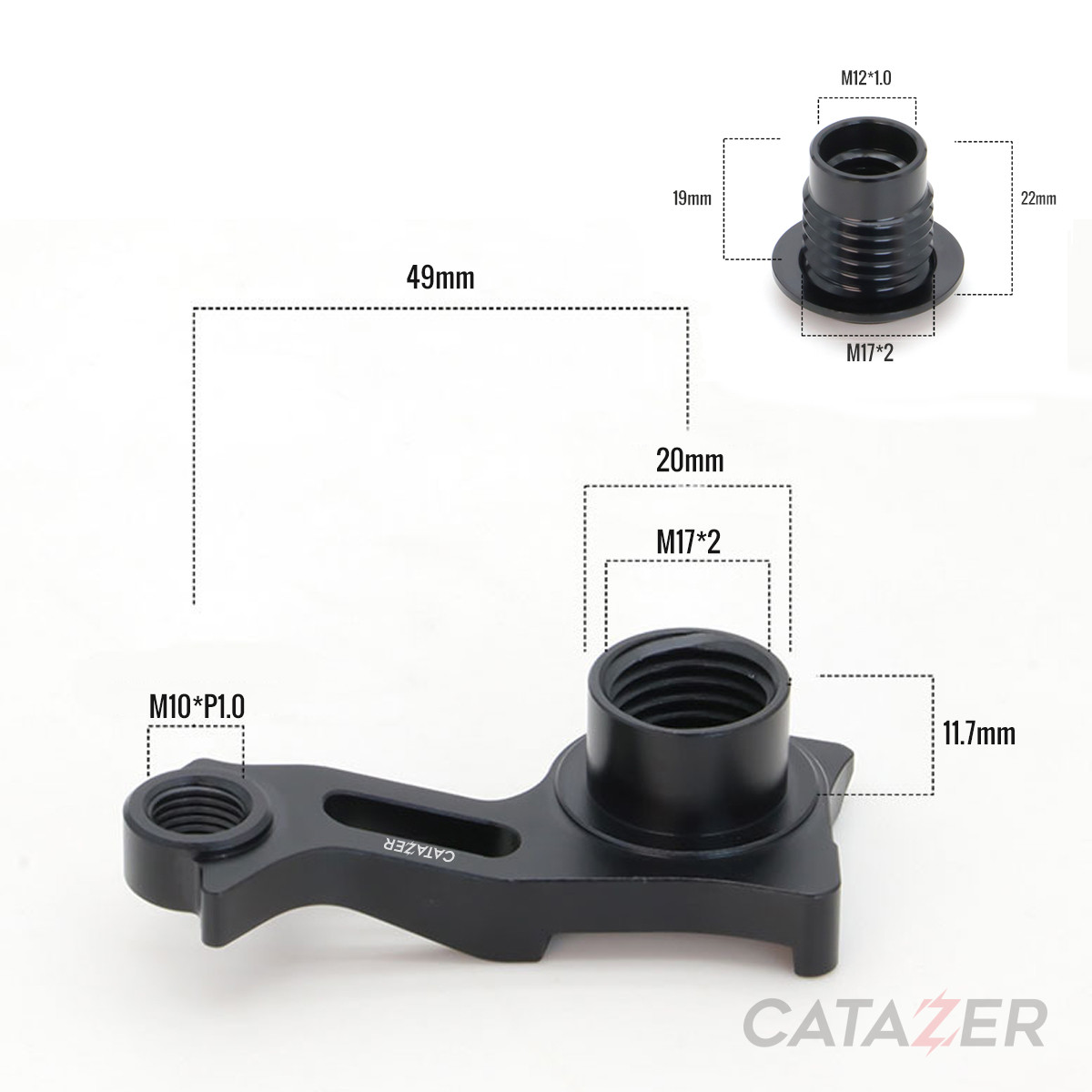 CG10002 For 1.0P.PT01 bike derailleur hanger extender