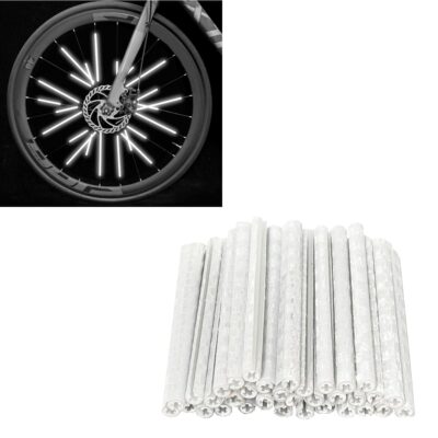 STIA001 White.MAIN 3M reflective tape Close-up of CATAZER reflective strips glowing under headlight