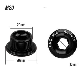 alloy crank screw cover cap