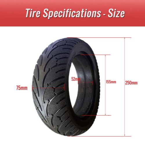10x3.0 solid tire size