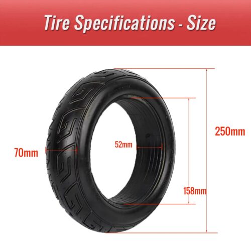 10x2.70-6.5 solid tire size