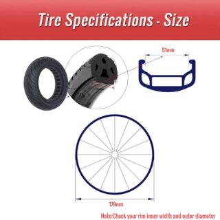 X TYRE908.PT02 solid tire 10 inch solid tire for Kugoo M4 Pro scooter