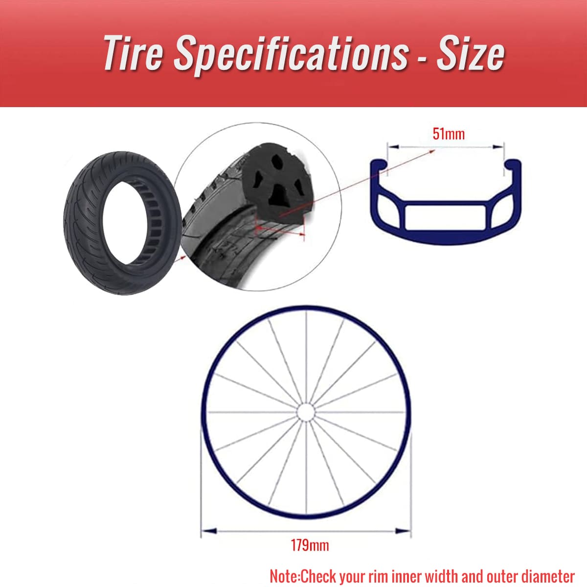 X TYRE908.PT02 solid tire 10 inch solid tire for Kugoo M4 Pro scooter