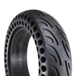 X TYRE908.PT03 bicycle honeycomb tire solid tire installed on Evercross electric scooter