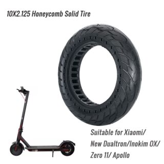 Electric scooter wheel fitted with honeycomb non-pneumatic tire