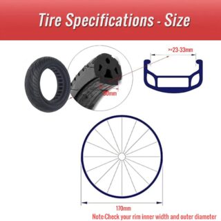 Z TYRE856.PT02 10 inch solid tire 10 inch bicycle solid tire