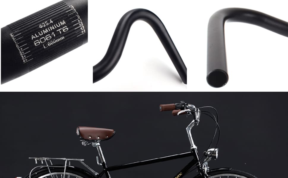 M shape bicycle handlebar