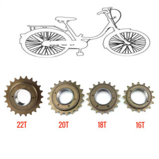 fixed gear single speed bicycle freewheel 14t 16t 18t 20t 22t bicycle flywheel 1 piece sizeXIA CAS002 16T.PT01